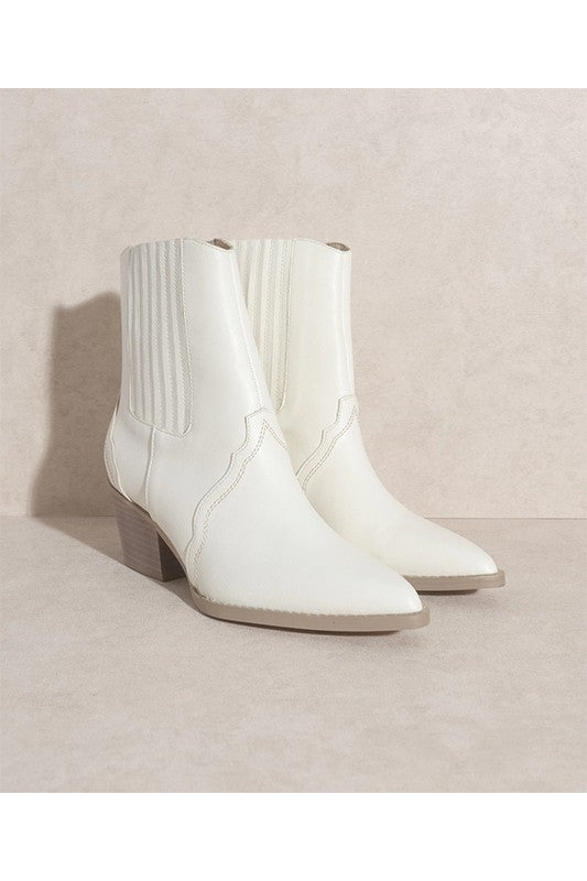 Dawn Paneled Western Booties