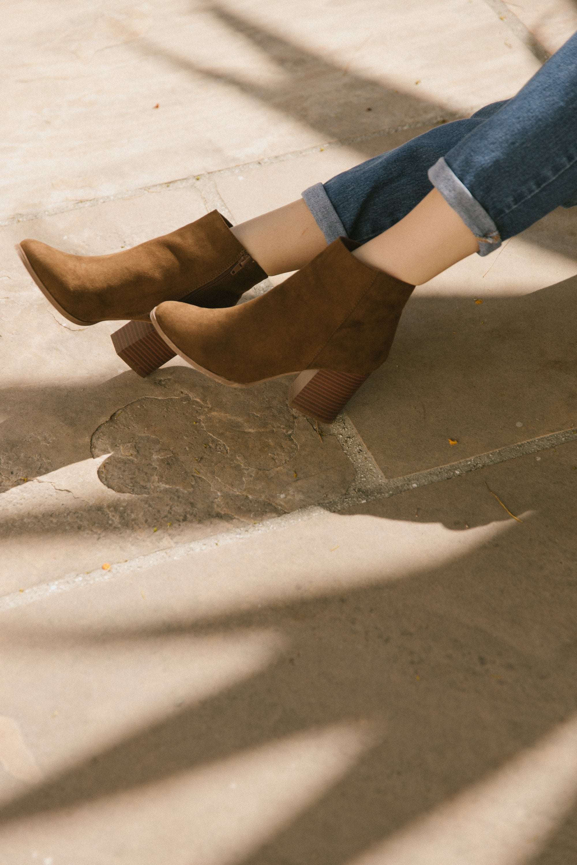 Malibu Stacked Heel Ankle Boot