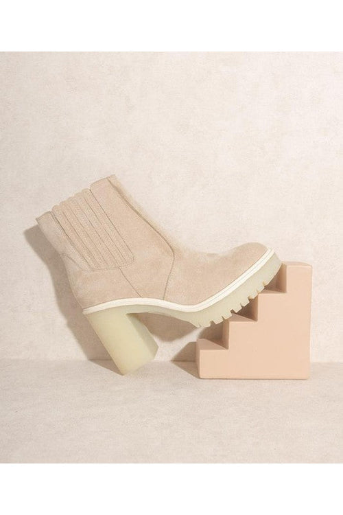Anastasia Paneled Ankle Boots