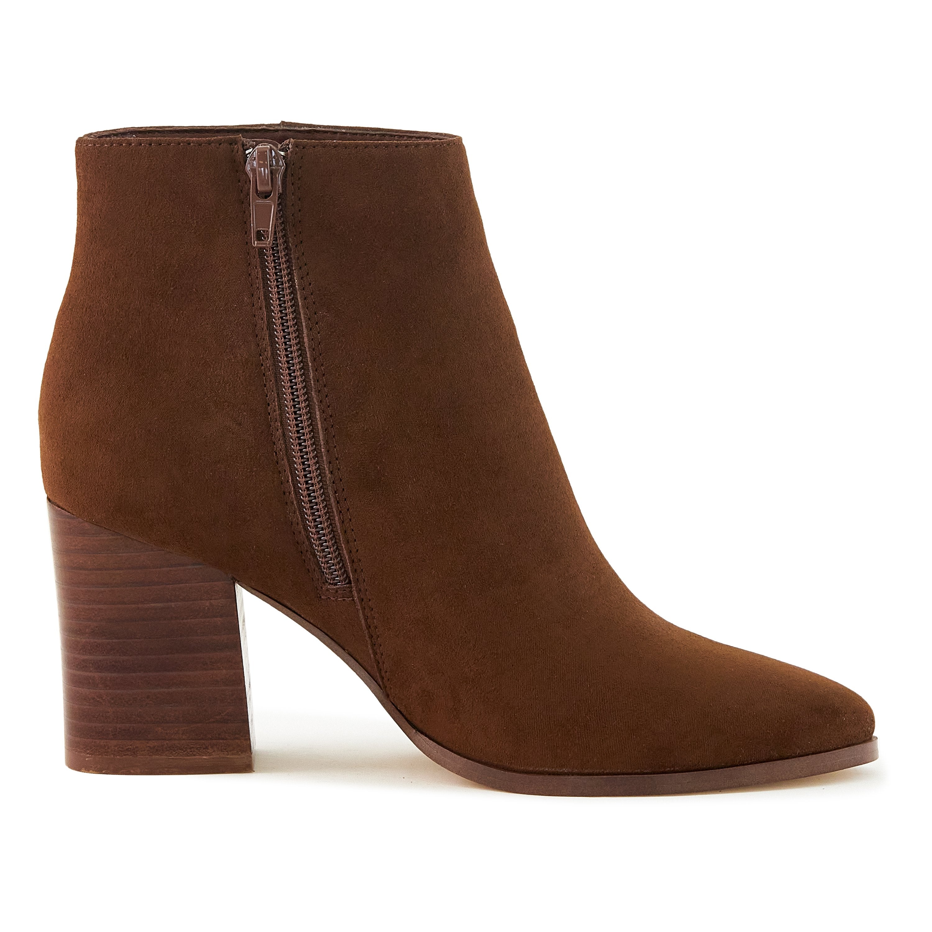 Malibu Stacked Heel Ankle Boot