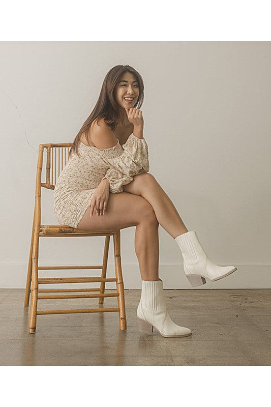 Dawn Paneled Western Booties