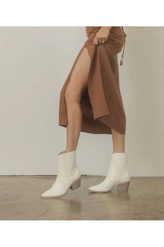 Dawn Paneled Western Booties