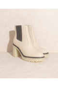Anastasia Paneled Ankle Boots